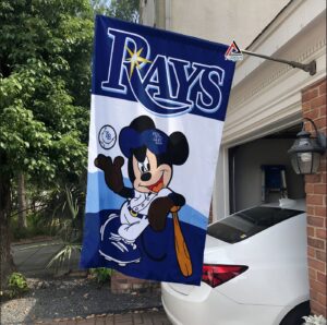 Tampa Bay Rays x Mickey Premium MLB Baseball Flag – Official Merchandise