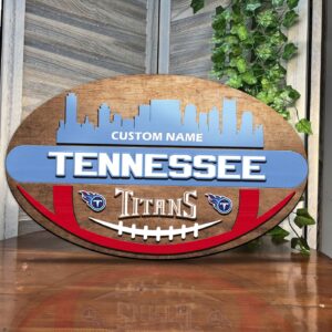 Tennessee Titans 2 Layers Wooden Sign – Home Decor Gift