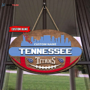 Tennessee Titans 2 Layers Wooden Sign - Home Decor Gift