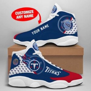 Tennessee Titans Air Jordan 13 Custom Sneaker - Perfect Gift for Fans
