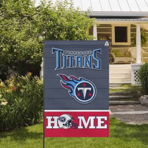 Tennessee Titans Football Flag, T-Rac Mascot Personalized Football Fan Welcome Flags, Custom Family Name NFL Decor - House Garden Decor Gift 3
