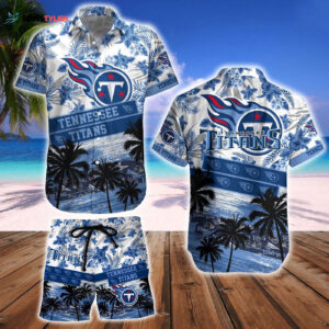 Tennessee Titans Hawaiian Shirt And Beach Short - Gift for Men Women