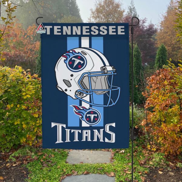 Tennessee Titans Helmet Vertical Flag, Titans NFL Outdoor Flag – House Garden Decor Gift