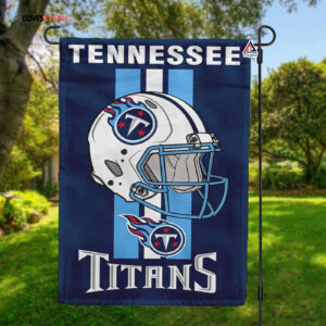 Tennessee Titans Helmet Vertical Flag, Titans NFL Outdoor Flag - House Garden Decor Gift