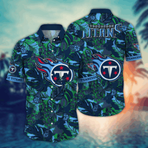 Tennessee Titans NFL Flower Hawaii Shirt  For Fans, Summer Football Shirts