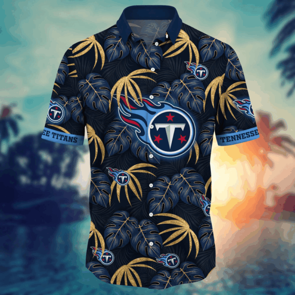 Tennessee Titans NFL Flower Hawaii Shirt   For Fans, Summer Football Shirts