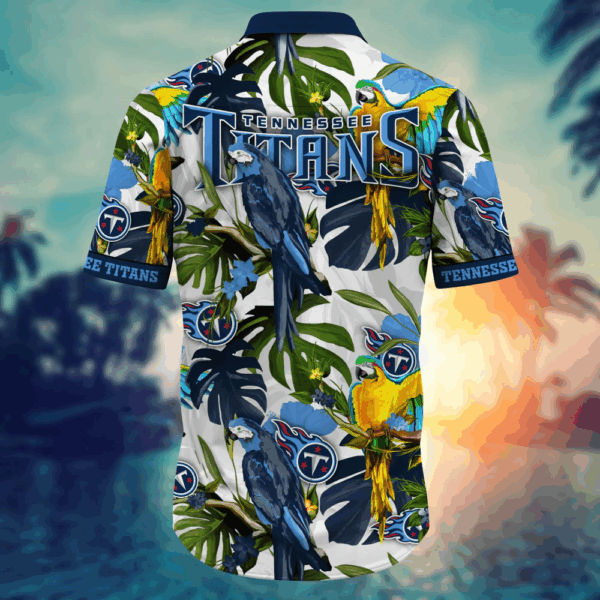 Tennessee Titans NFL Flower Hawaii Shirt  For Fans, Summer Football Shirts
