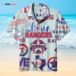 Texas Rangers Hawaiian Shirt - Official MLB Team Apparel