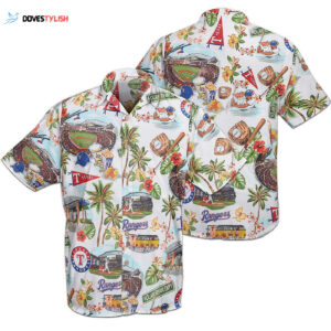 Official Texas Rangers Hawaiian Shirt - Show Your Team Spirit in Style