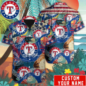 Texas Rangers MLB-Custom Hawaiian shirt  For Men Women