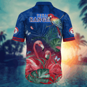 Texas Rangers MLB Flower Hawaii Shirt And Tshirt For Fans, Summer Football Shirts