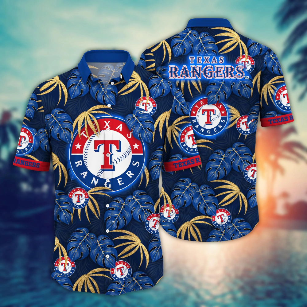Texas Rangers MLB Flower Hawaii Shirt   For Fans, Summer Football Shirts