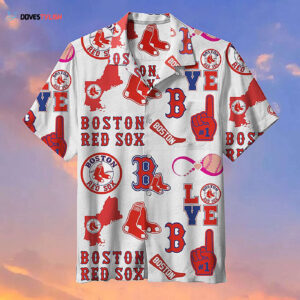 Boston Red Sox Baseball Unisex Hawaiian Shirt Official MLB Merchandise