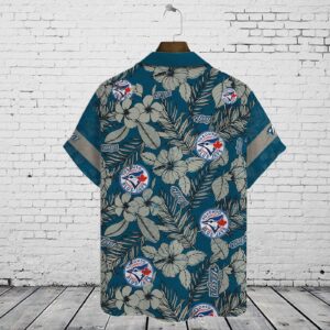Toronto Blue Jays 2023 AOP 3D Button Hawaiian Shirt - Perfect Gift for Men Dad Father V16 3