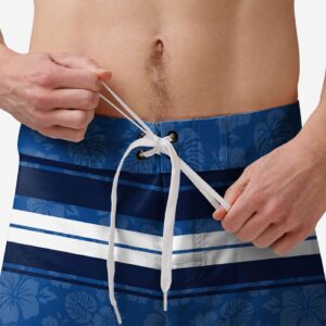 Toronto Blue Jays Hibiscus Boardwalk Stripe Boardshorts Official MLB Swimwear