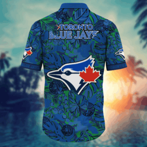 Toronto Blue Jays MLB Flower Hawaii Shirt   For Fans, Summer Football Shirts