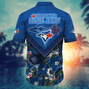 Toronto Blue Jays MLB Flower Hawaii Shirt   For Fans, Custom Summer Football Shirts