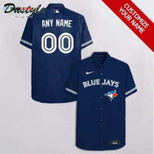 Custom Toronto Blue Jays Hawaiian Shirt - Personalized Blue Jays Fan Apparel