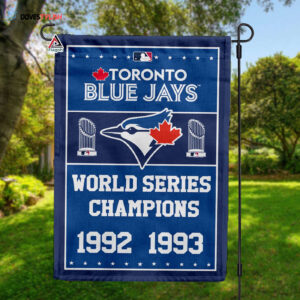 Toronto Blue Jays World Series Champions Flag - MLB Premium Flag