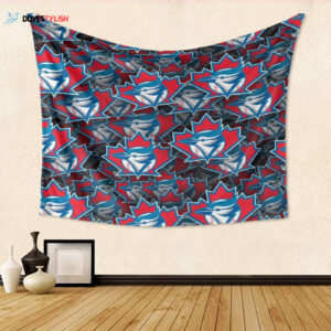 Toronto Blue Jays Fan Gift: 3D Full Printing Tapestry - Perfect for Baseball Enthusiasts!