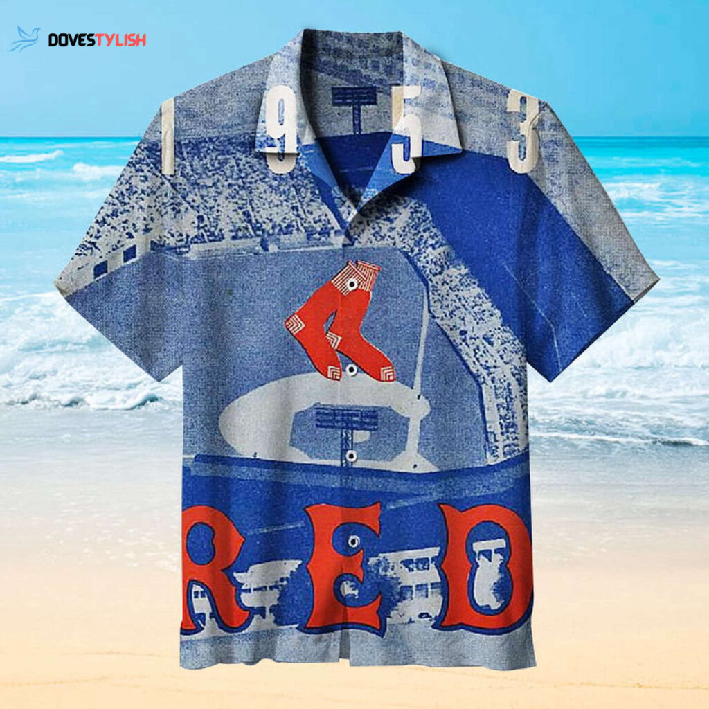 Authentic Vintage Boston Red Sox Hawaiian Shirt – Limited Edition