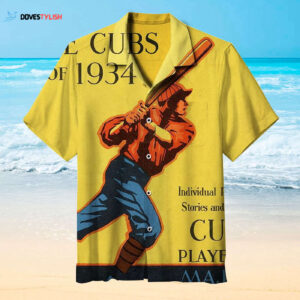 Rare Vintage Chicago Cubs Hawaiian Shirt - Limited Edition Collectible