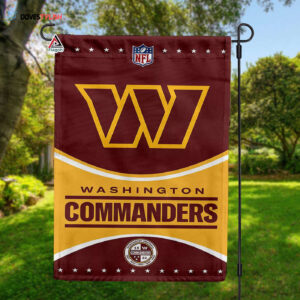 Washington Commanders Football Team Flag, NFL Premium Two-sided Vertical Flag - House Garden Decor Gift