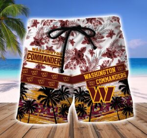 Washington Commanders Hawaiian Shirt And Beach Short - Gift for Men Women 3