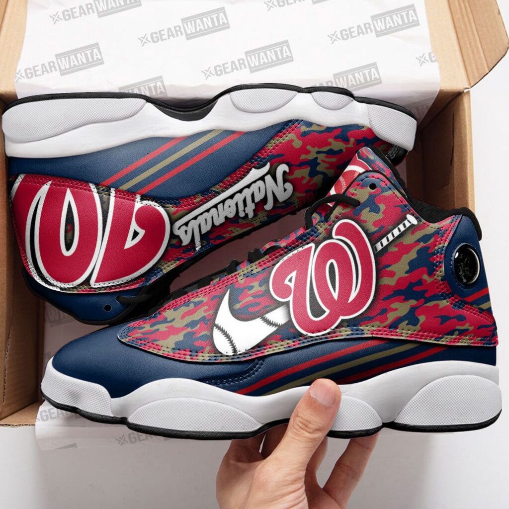 Washington Nationals Air Jordan 13 Custom Sneakers – Unisex Fan Gift Washington Nationals Air Jordan 13 Custom Sneakers – Unisex Fan Gift