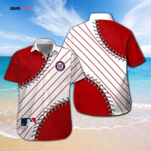 Official Washington Nationals #11 Hawaiian Shirt - Limited Edition