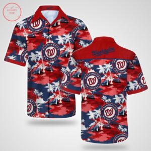 Washington Nationals Hawaiian Shirt Set for Men Women and Kids – Official MLB Gear