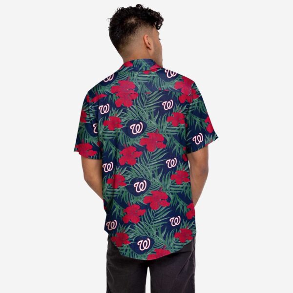 Official Washington Nationals Hibiscus Shirt – Button Up Style