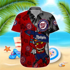 Washington Nationals MLB-Hawaiian Shirt Custom For Men Women