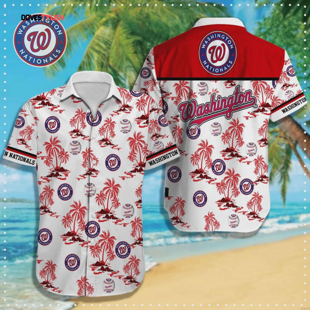 Washington Nationals MLB Hawaiian Shirt – Perfect Gift for Men and Women