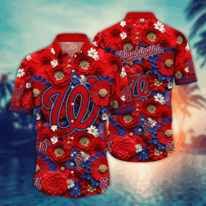 Washington Nationals MLB Hawaiian Shirt Trending For This Summer Customize Shirt Any Team