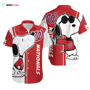 Official Washington Nationals Snoopy Lover Hawaiian Shirt - Limited Edition