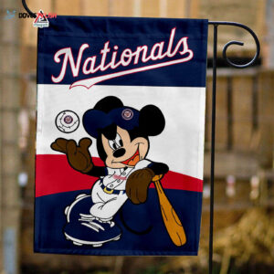 Washington Nationals Mickey Baseball Flag - MLB Premium Flag