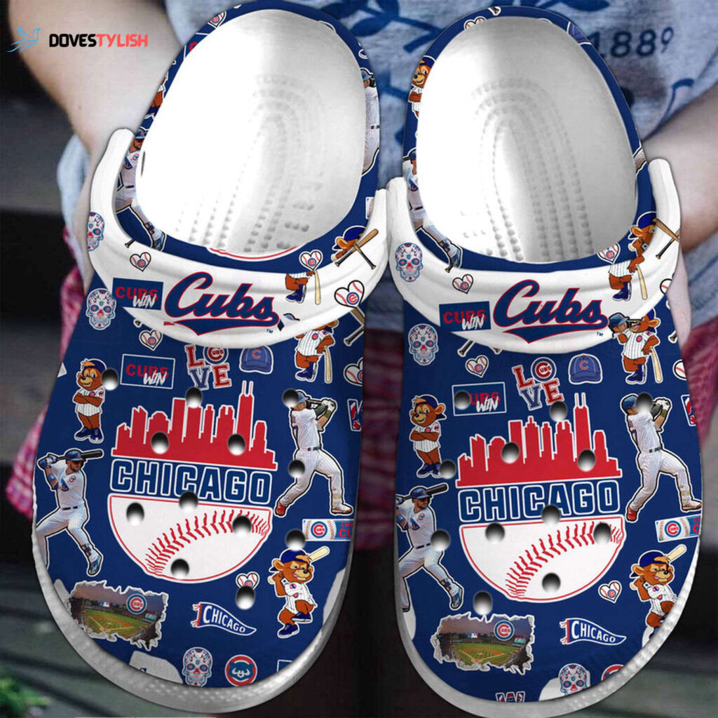 Water-proof And Non-slip Chicago Cubs Blue Clogs Gift for Men Women Water-proof And Non-slip Chicago Cubs Blue Clogs Gift for Men Women