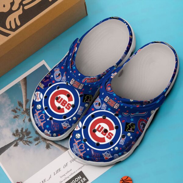Water-proof And Water-Resistant Chicago Cubs Blue Clogs Gift for Men Women