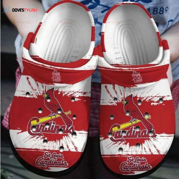 Water-proof St Louis Cardinals Red Clogs Gift for Men Women