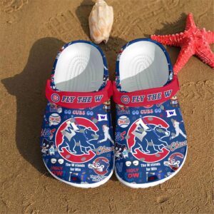 Water-Resistant Chicago Cubs Blue Clogs Gift for Men Women