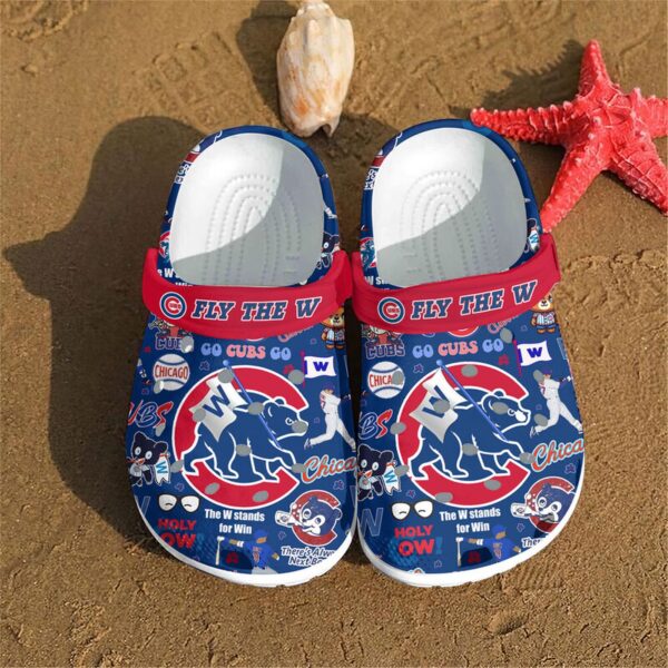Water-Resistant Chicago Cubs Blue Clogs Gift for Men Women
