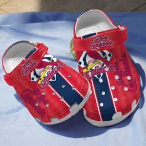 Water-Resistant St Louis Cardinals Red Clogs Gift for Men Women