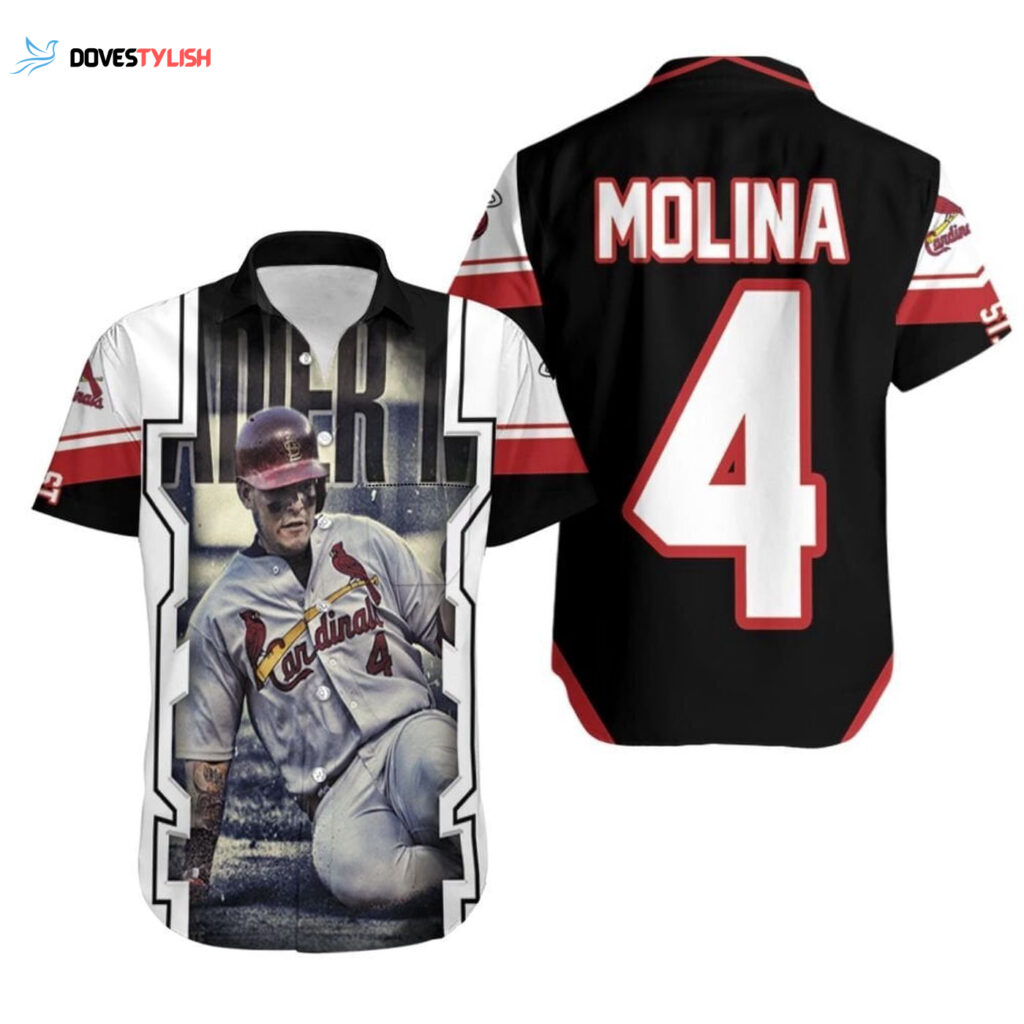 Yadier Molina St Louis Cardinals Legend Hawaiian Shirt – Strive For Winning Style!
